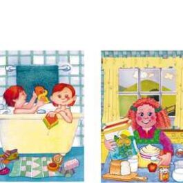 Puzzle - At Home 4 in 1(9, 12,15,18pc) A4