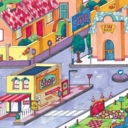 Puzzle - In Town (100pc) A3