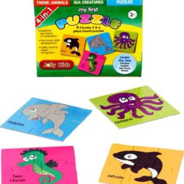 My First Puzzle: 4 in 1 – Sea Creature Set (4 & 6pc)