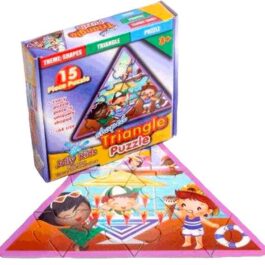 Shaped Puzzle: Triangle (15pc) – Cardboard