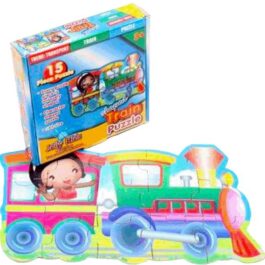 Shaped Puzzle: Train (15pc) – Cardboard