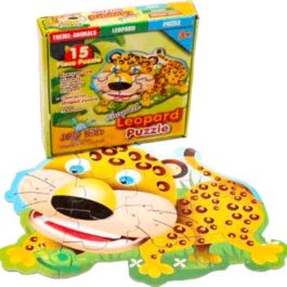 Shaped Puzzle: Leopard(15pc) – Cardboard