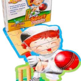 Shaped Puzzle: Cricket (15pc) – Cardboard